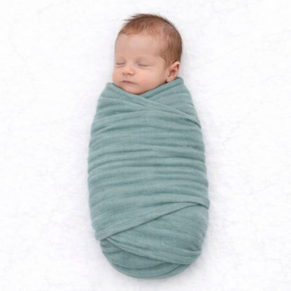 Baby Bliss - Bamboo Muslin Swaddle Blanket - Slate Blue