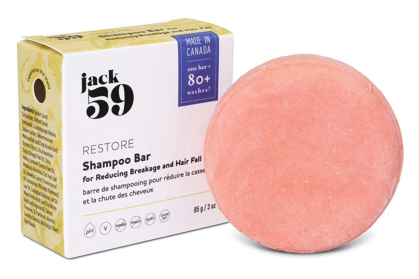 Restore Shampoo Bar - Green Tea&Essential Oils - Jack59