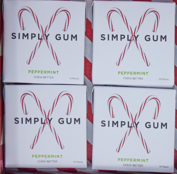 Simply Gum Holiday Natural Peppermint Gum