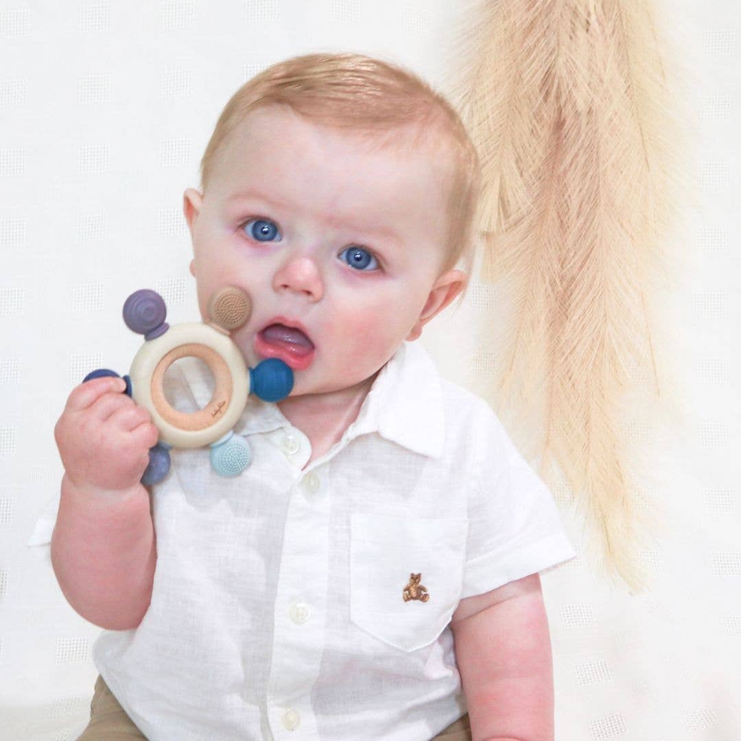 Baby Bliss - Teether Ring - Pink Tones