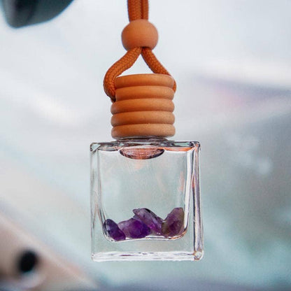 Amethyst Crystals | Cashmere & Almond Crème | Car Diffuser
