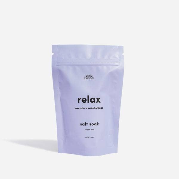 Epic Blend - Relax Bath Salts Soak Vegan
