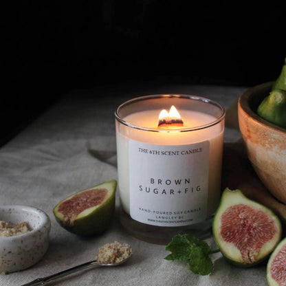 The 6th Scent Candle - Brown Sugar + Fig Soy Candle