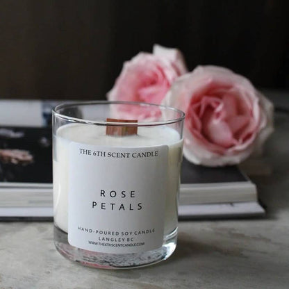 The 6th Scent Candle - Rose Petals Soy Candle