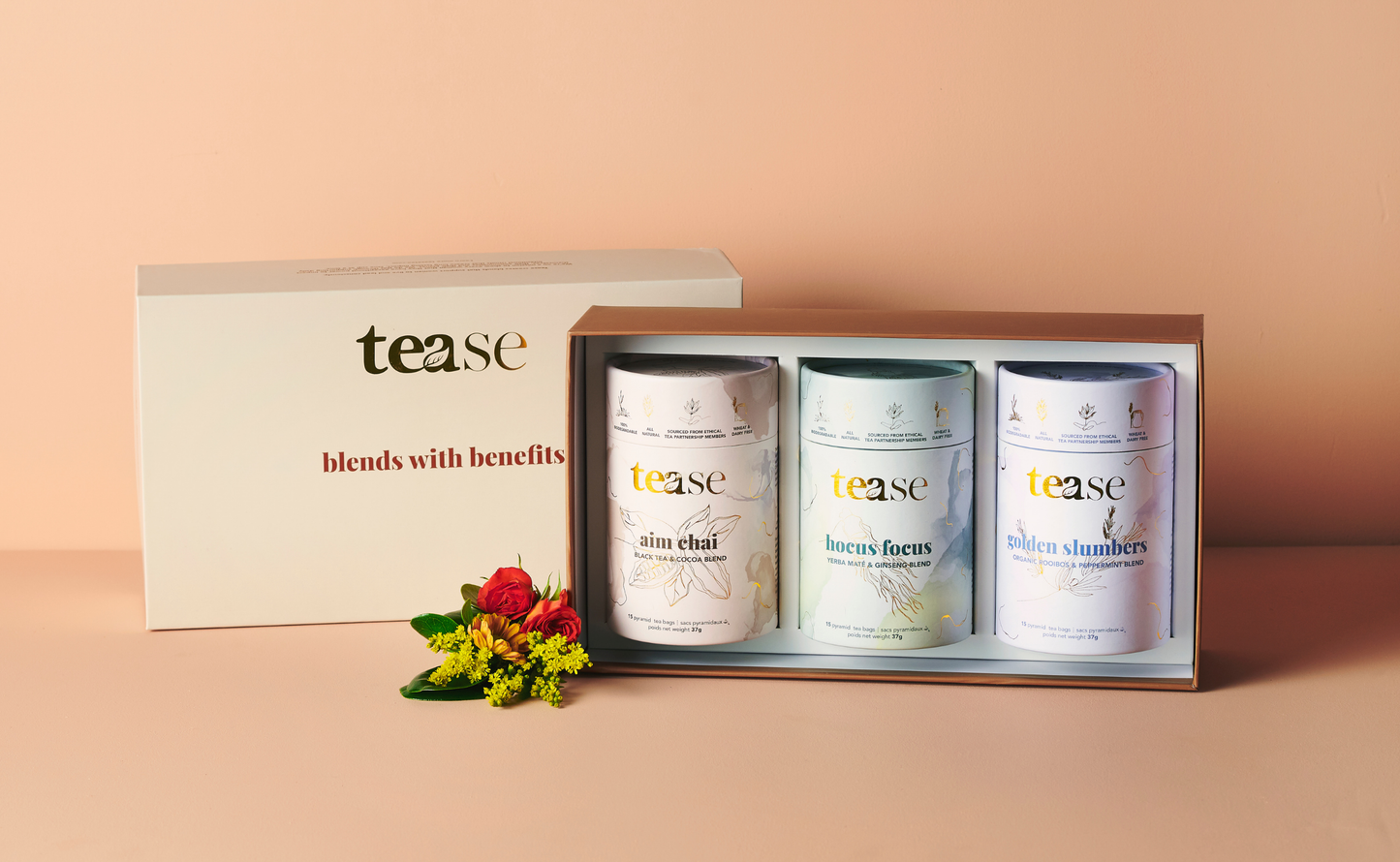 Tease | Wellness Tea Blends + Accessories - Chill Out Cherry Ashwagandha Mushroom Adaptogen Tea Blend