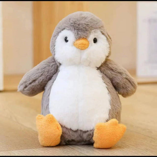10" Brown Penguin Plush