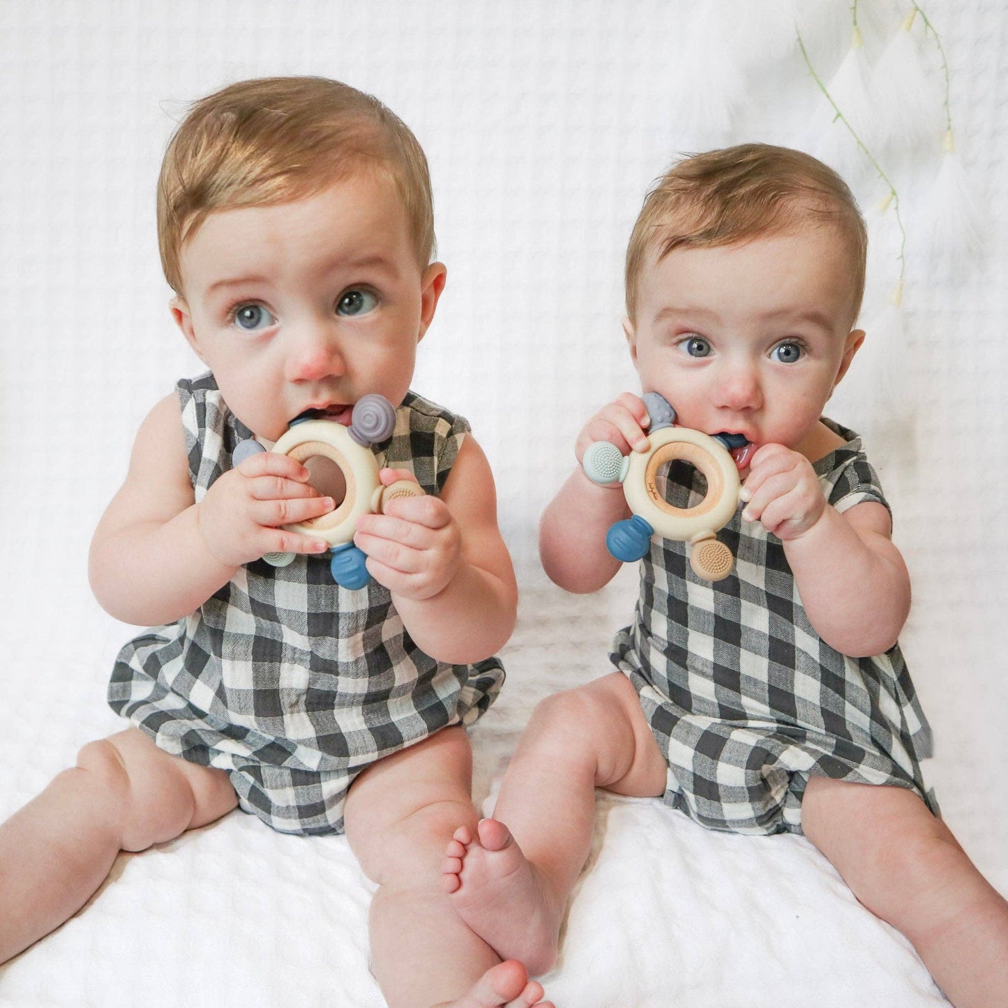 Baby Bliss - Teether Ring - Pink Tones