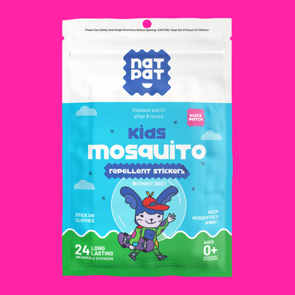NATPAT - BuzzPatch: Mosquito Patches, Natural Insect Repellent
