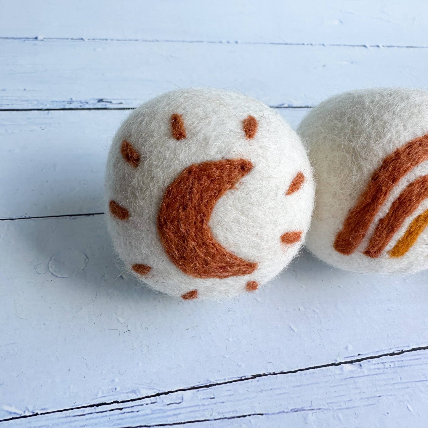 Sewing Seeds Play - Boho Skies Felt Dryer Balls - Set Of 3 
