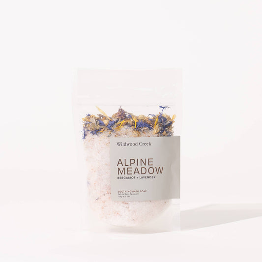 Alpine Meadow Mini Natural Bath Soak | Vegan Organic