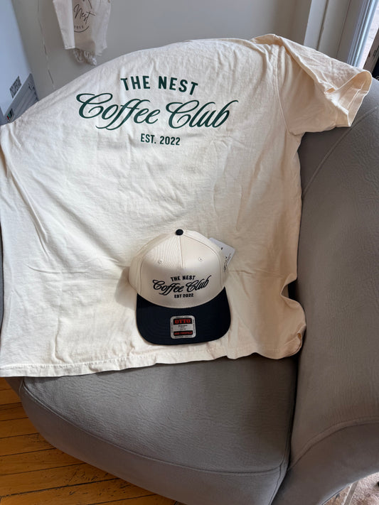 The Nest Coffee Club tshirt