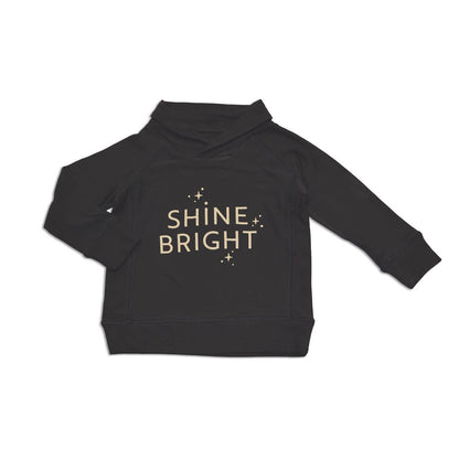 Silkberry Baby - Bamboo Fleece Shawl Collar Pullover Sweatshirt Shine Bright