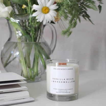 The 6th Scent Candle - Vanilla Bean + Marshmallow Soy Candle