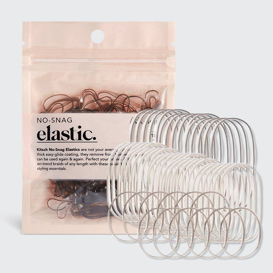 No-Snag Elastic 100pc - Brown