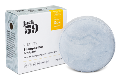 Vitality Shampoo Bar -Peppermint & Rosemary - Jack59