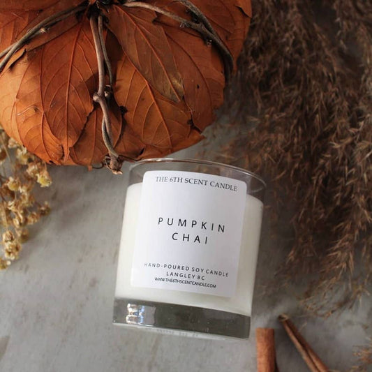 The 6th Scent Candle - Pumpkin Chai Soy Candle