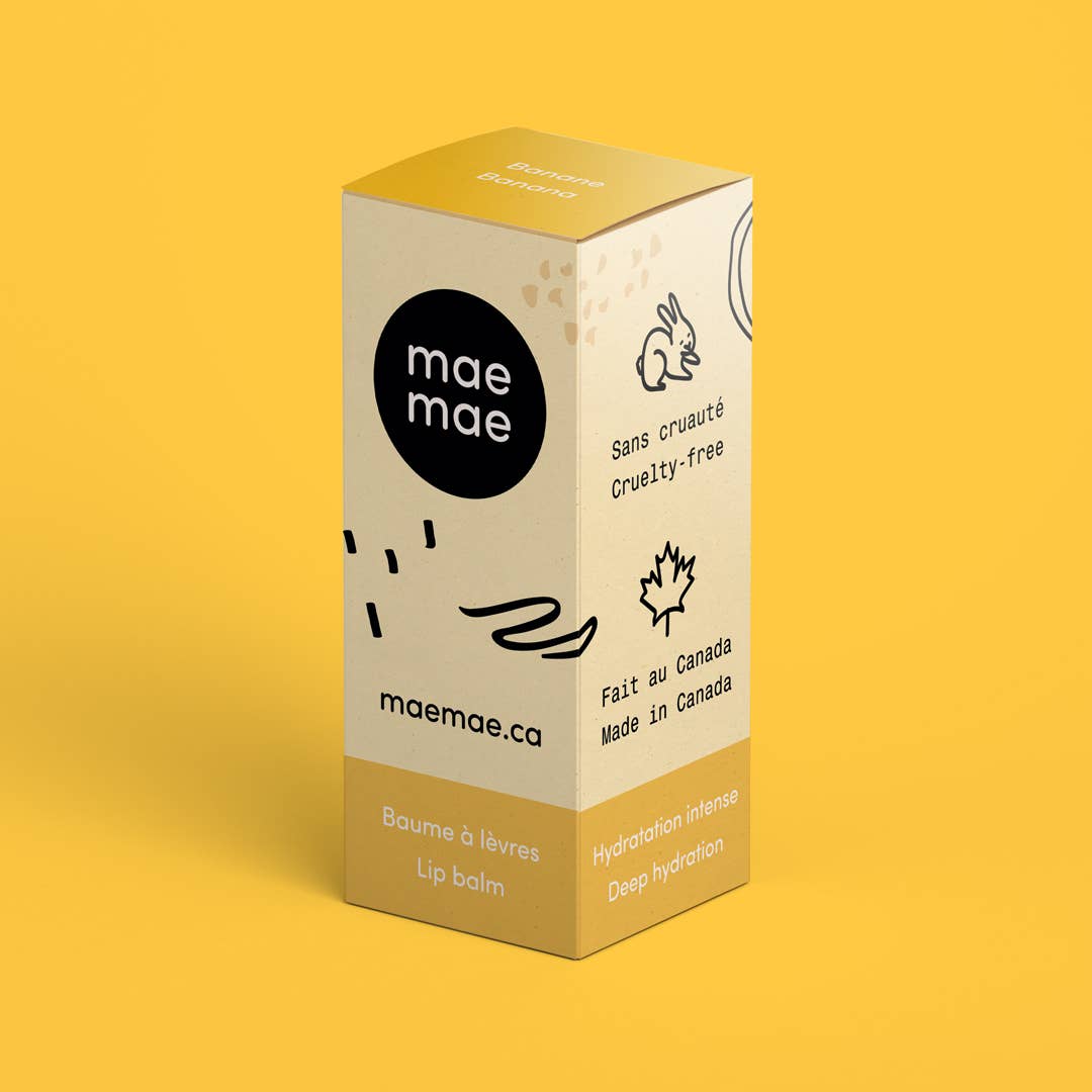 Maemae Natural Products - Banana Natural Lip Balm