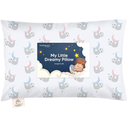 KeaBabies - 13X18 Toddler Pillow With Pillowcase (Sloth)