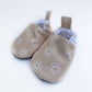 Smiley Face Baby Shoes: 0-3 / Faux Suede