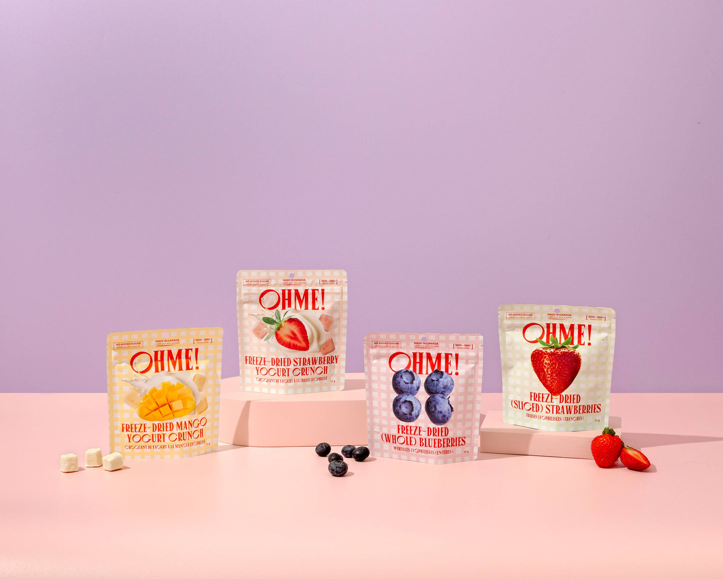 OHME! Foods - Freeze-Dried Strawberries (Snack Size)