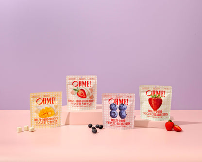 OHME! Foods - Freeze-Dried Strawberries (Snack Size)