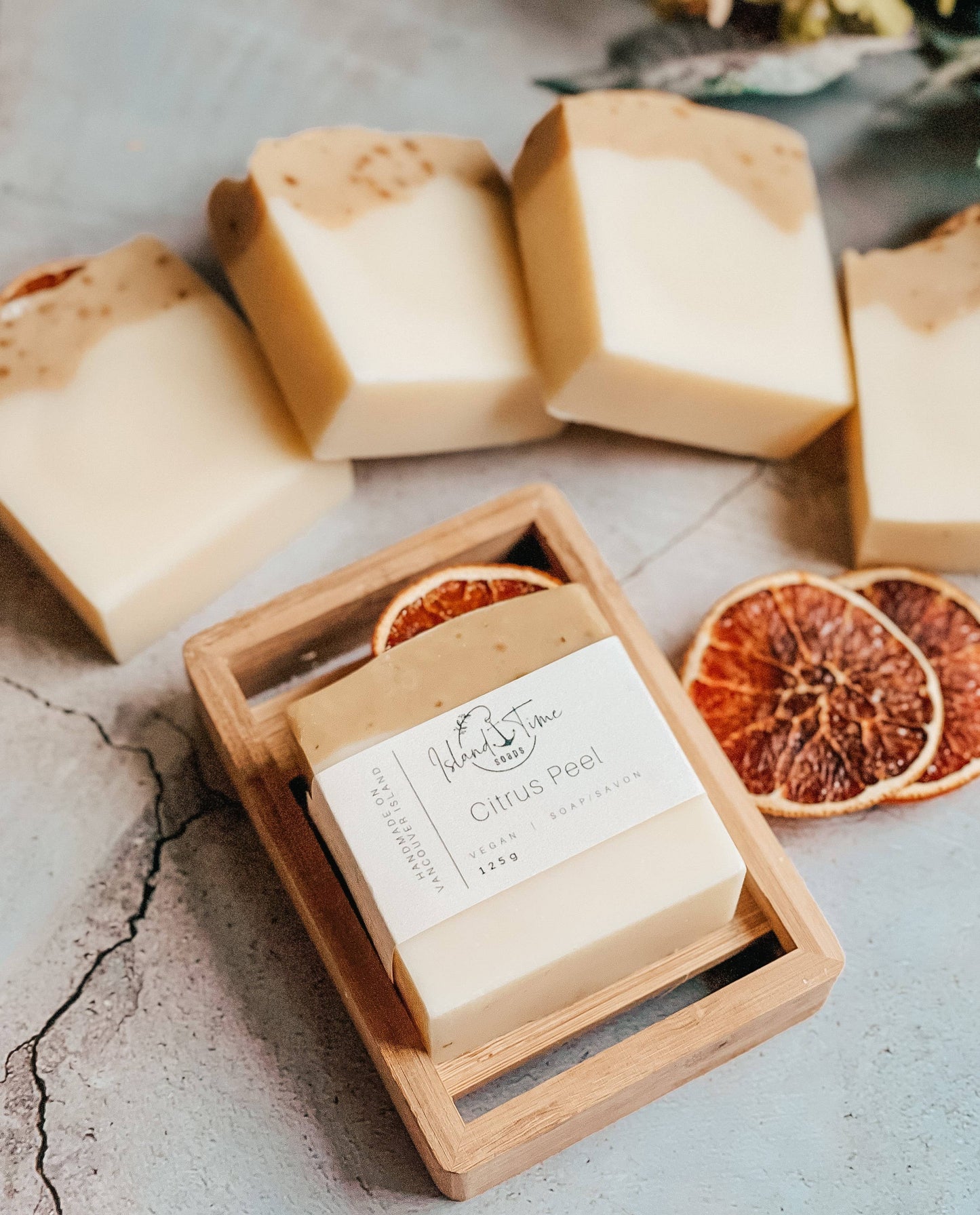 Island Time Soap + Candle - All Natural Citrus Peel Handmade Artisan Soap