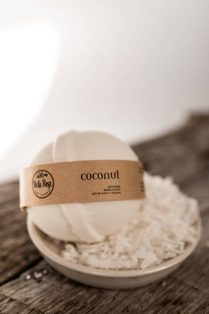 BelleRose Bath Company - Coconut Bath Bombs