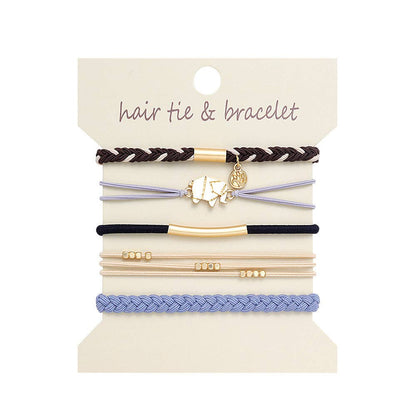 Bohemian Hair Tie Bracelet Stacks
