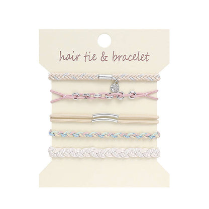 Bohemian Hair Tie Bracelet Stacks