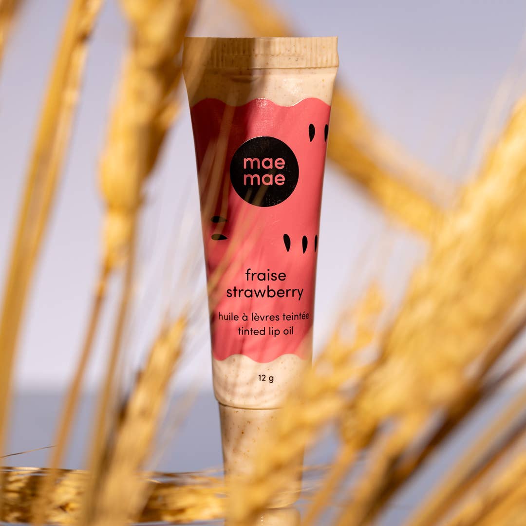 Maemae Natural Products - Strawberry Natural Tinted Lip Oil