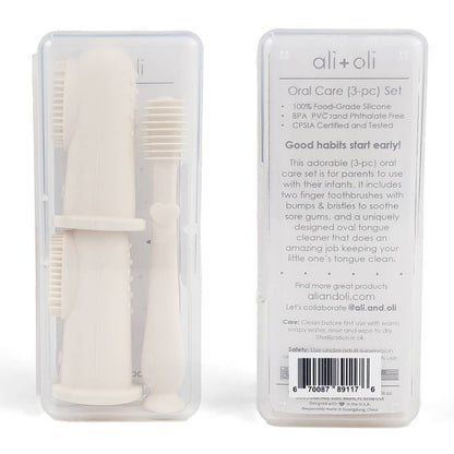 Ivory Baby Finger Toothbrush & Tongue Cleaner Set