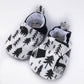 Woodland Baby Shoes: Gray Faux Suede / 12-18 months
