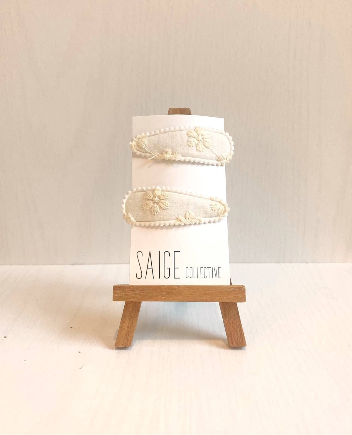 Saige Collective - Boho Embroidered Hair Clip