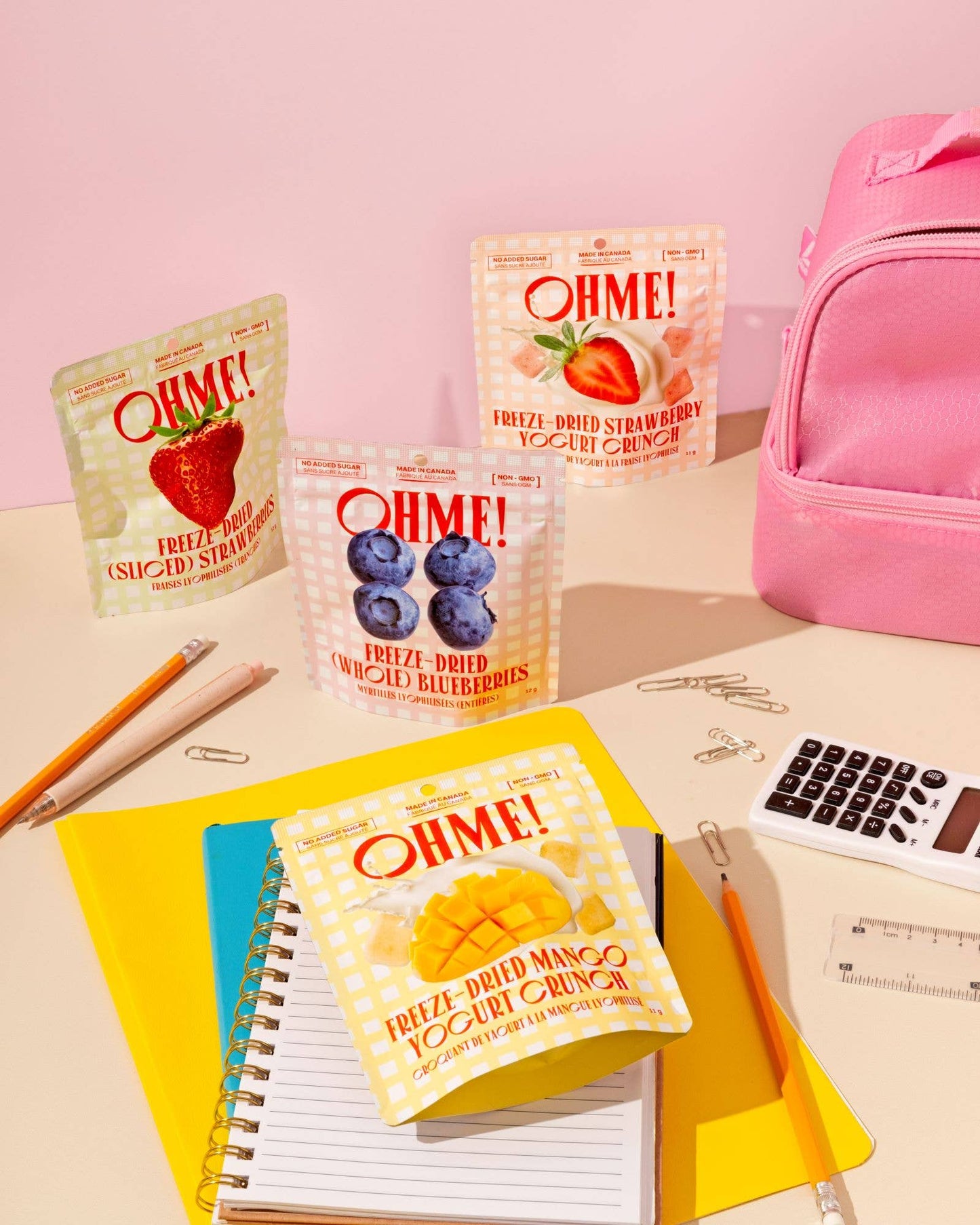 OHME! Foods - Freeze-Dried Blueberries (Whole) (Snack Size)