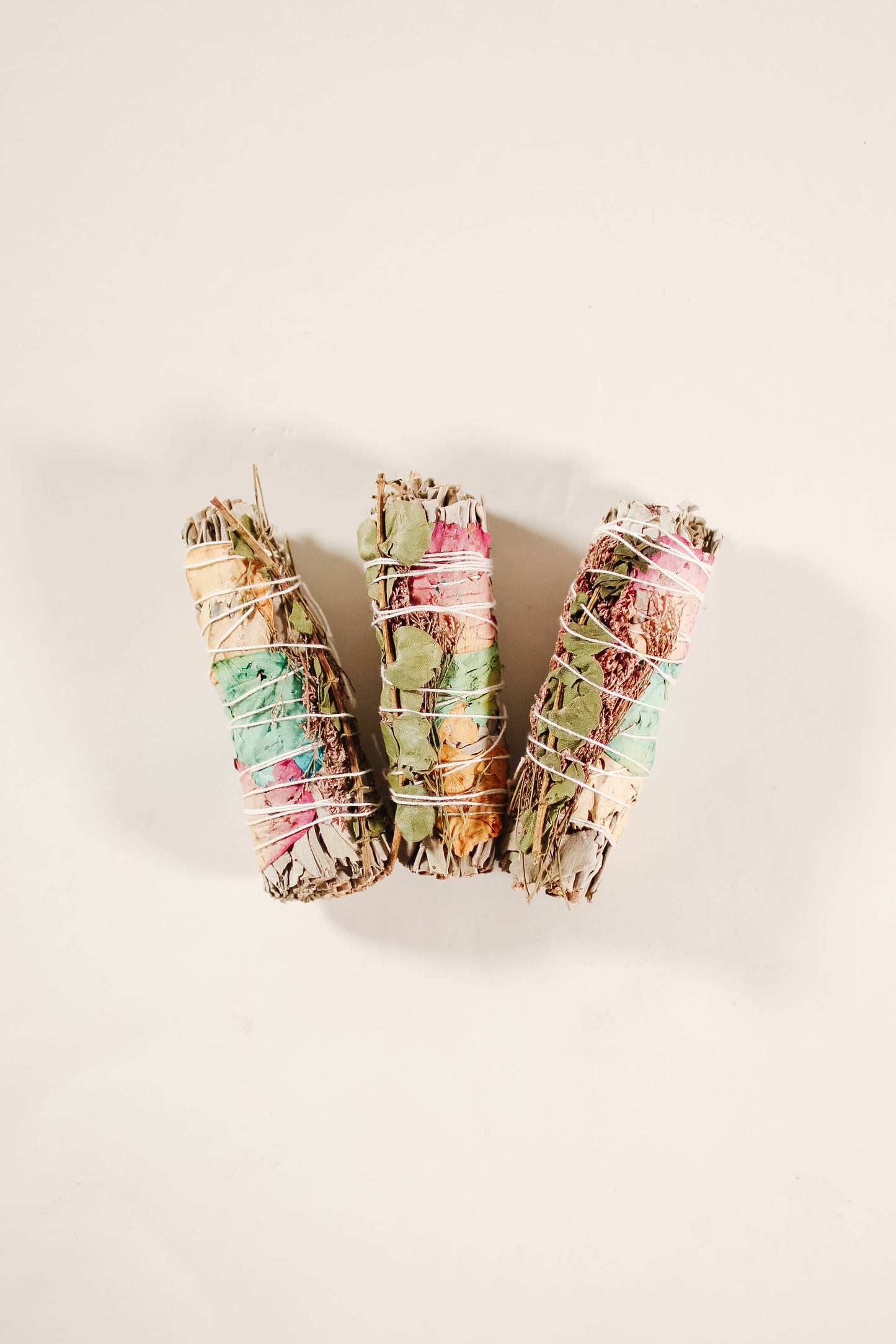 Floral + Eucalyptus + White Sage Spring Smudge Wand