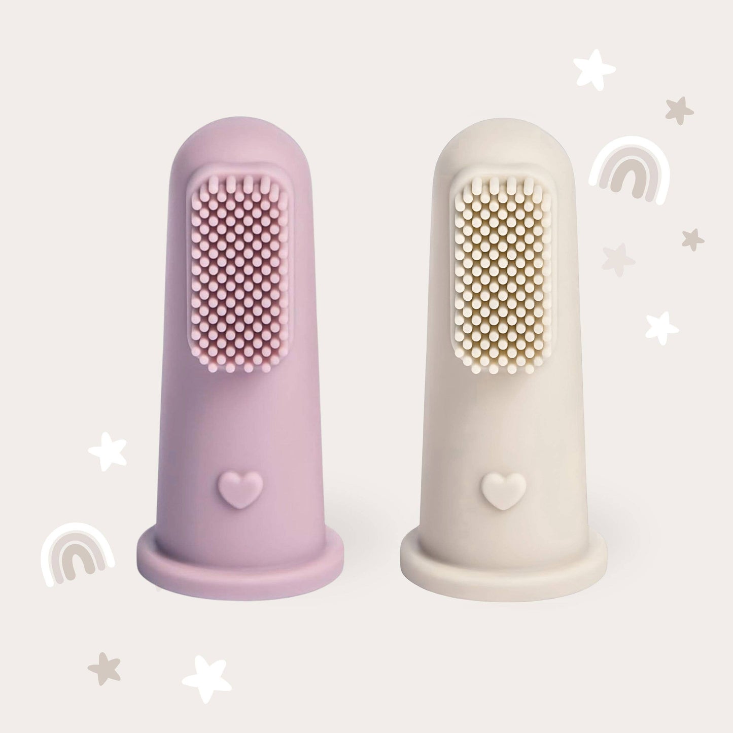 Baby Bliss - Infant Toothbrush - Lavender & Cream