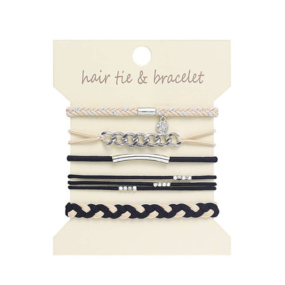 Bohemian Hair Tie Bracelet Stacks