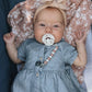 Ali & Oli Pacifier Clip Holder for Baby | Mini Lentil: Coconut
