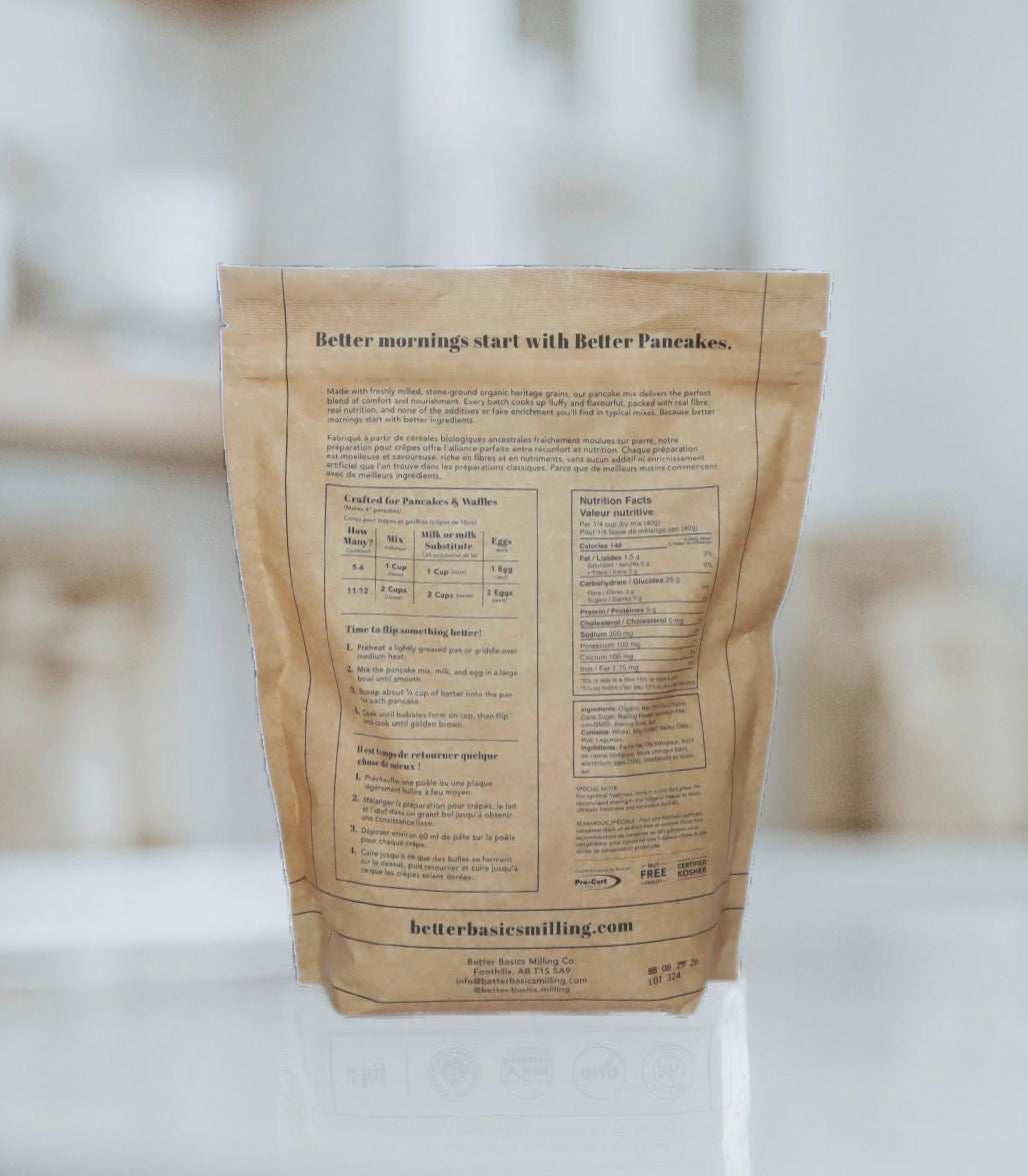 Better Basics Organic Pancake Mix 1kg