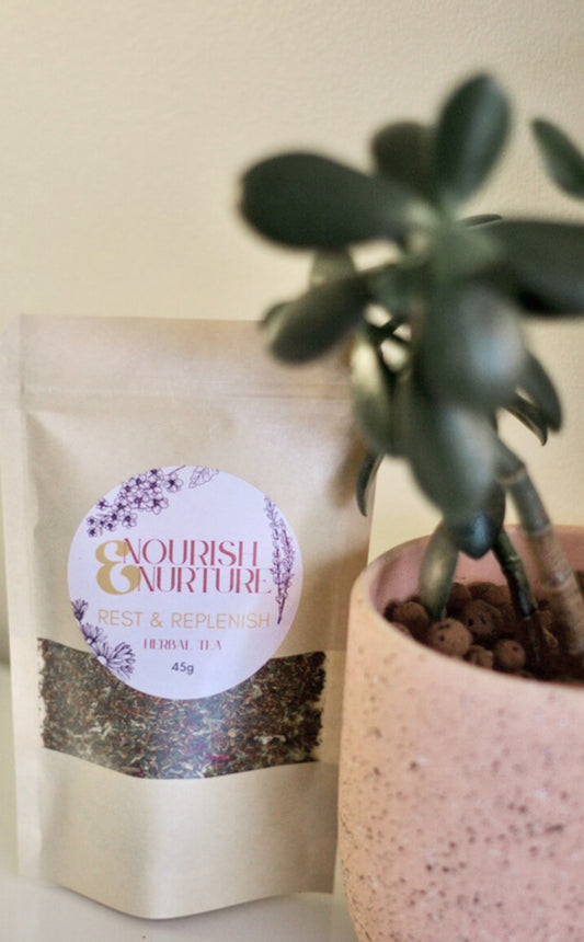 Nourish & Nurture Rest & Replenish Herbal Tea