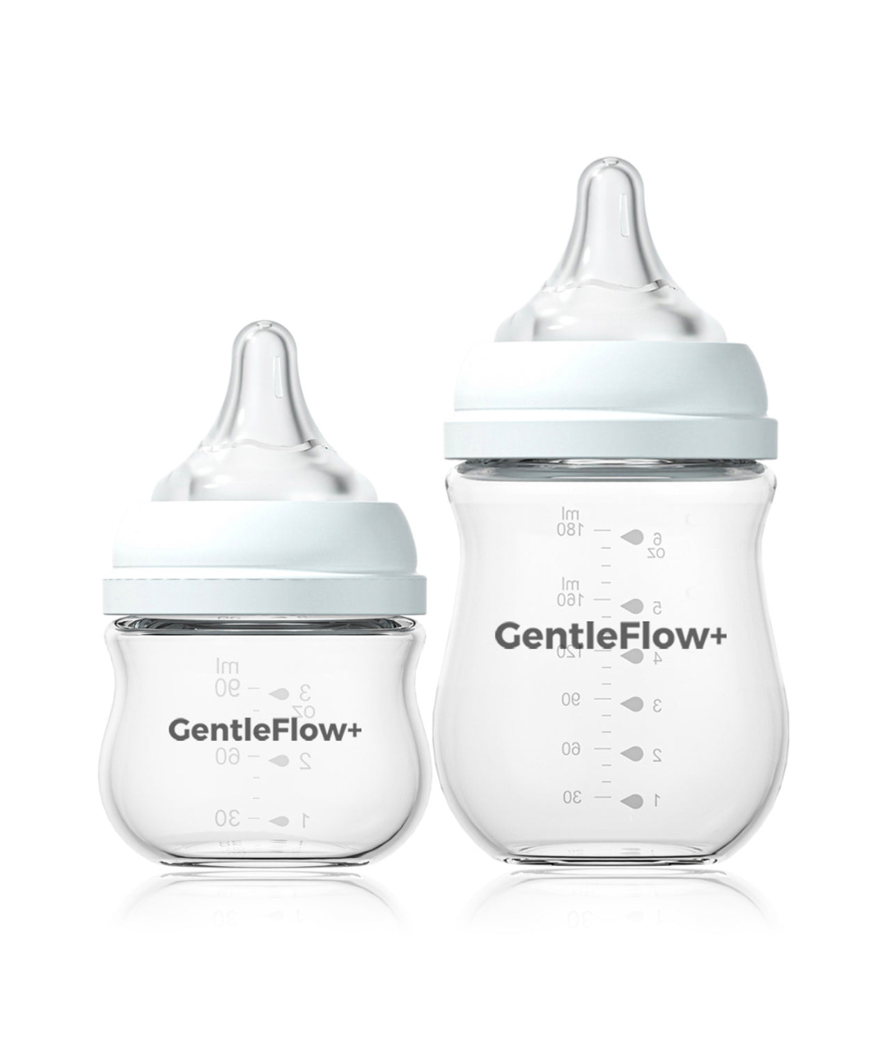 GentleFlow+ 3oz glass bottle + Slow Flow Nipple