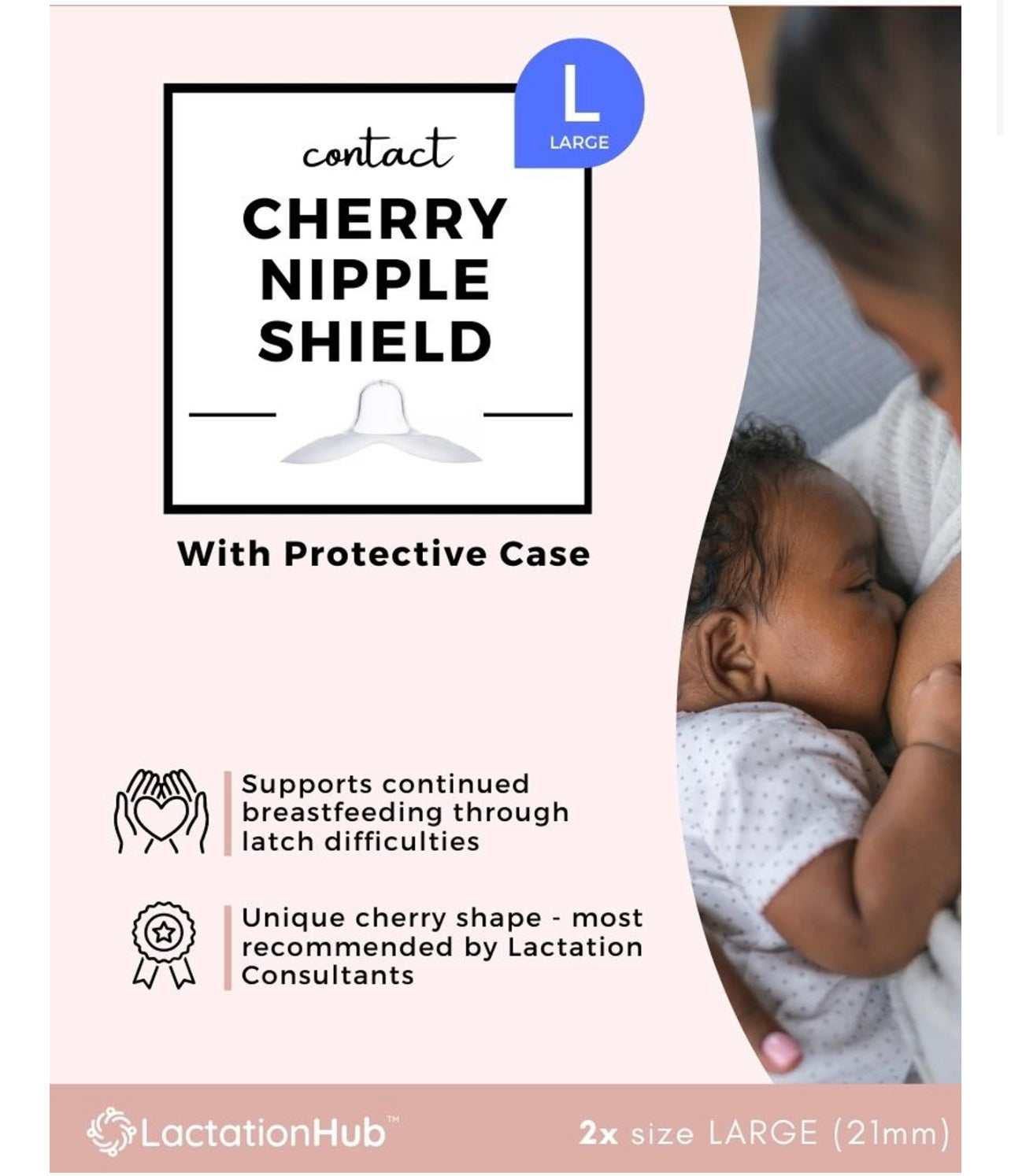 Lactation Hub Cherry Nipple Shield