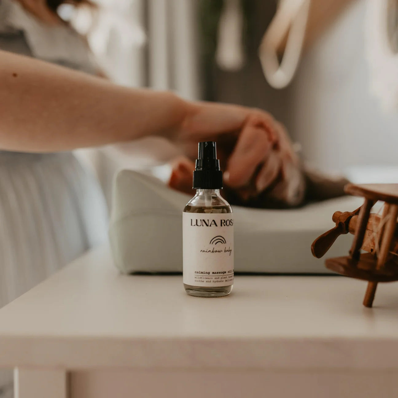 rainbow baby | calming massage oil