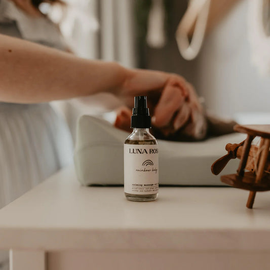 rainbow baby | calming massage oil
