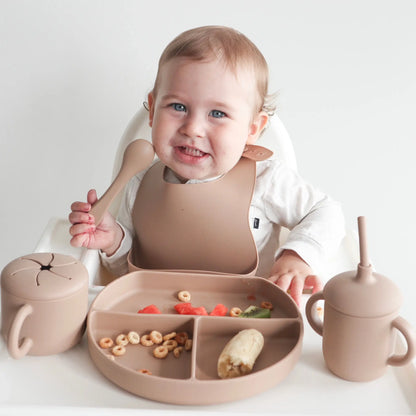 Baby Bliss - Sippy Cup with Straw, Spill-Proof & Anti-Stain - Dusty Rose