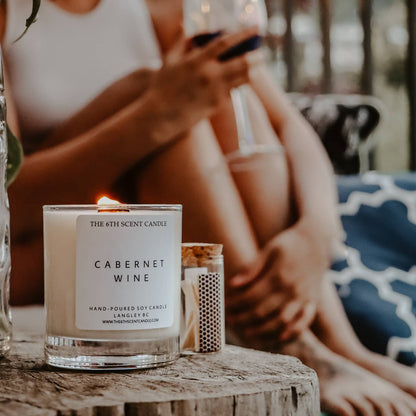 The 6th Scent Candle - Cabernet Wine Soy Candle