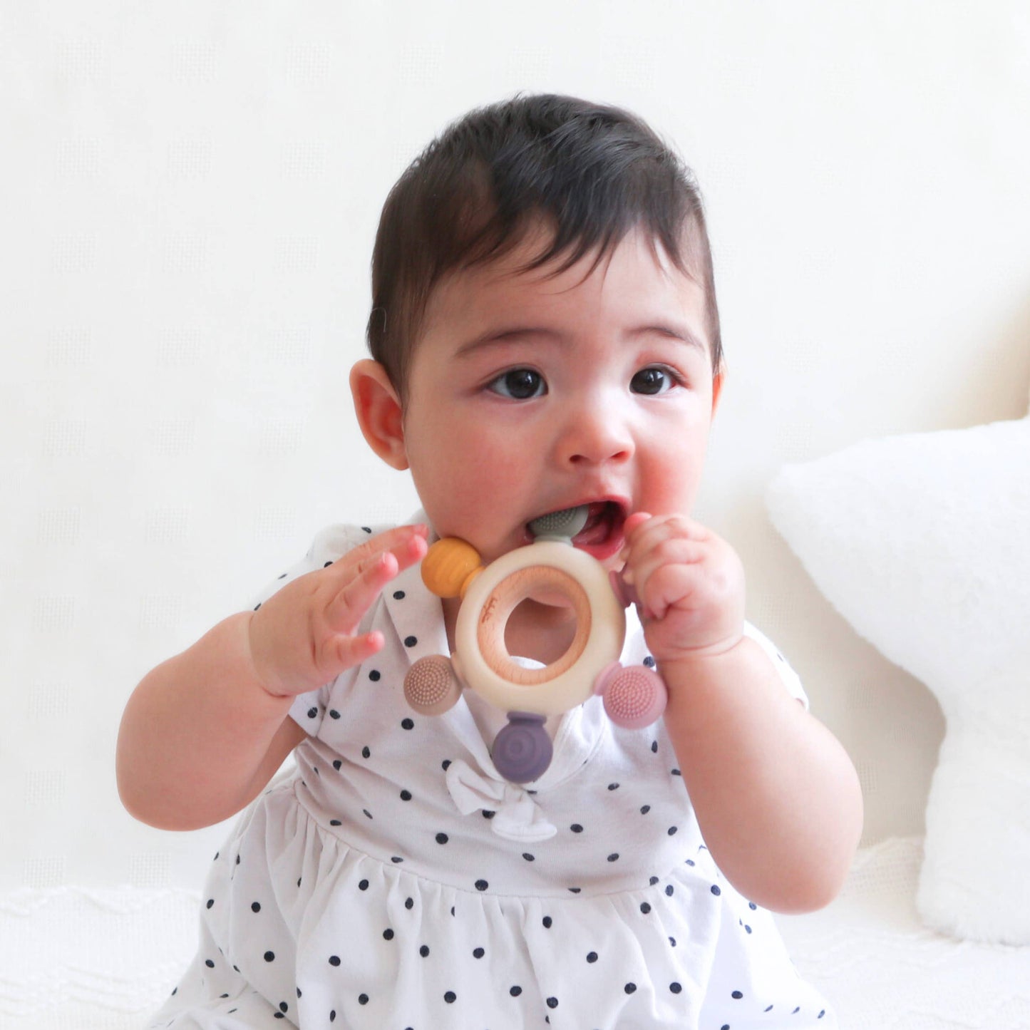 Baby Bliss - Teether Ring - Pink Tones