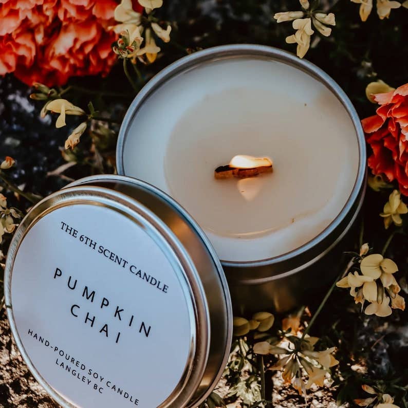The 6th Scent Candle - Pumpkin Chai Soy Candle