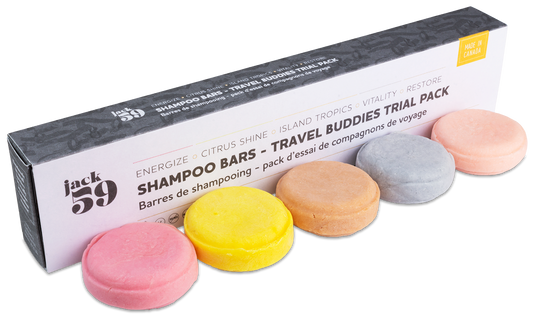 Shampoo Bars - Travel Buddies Trial Pack - Jack59