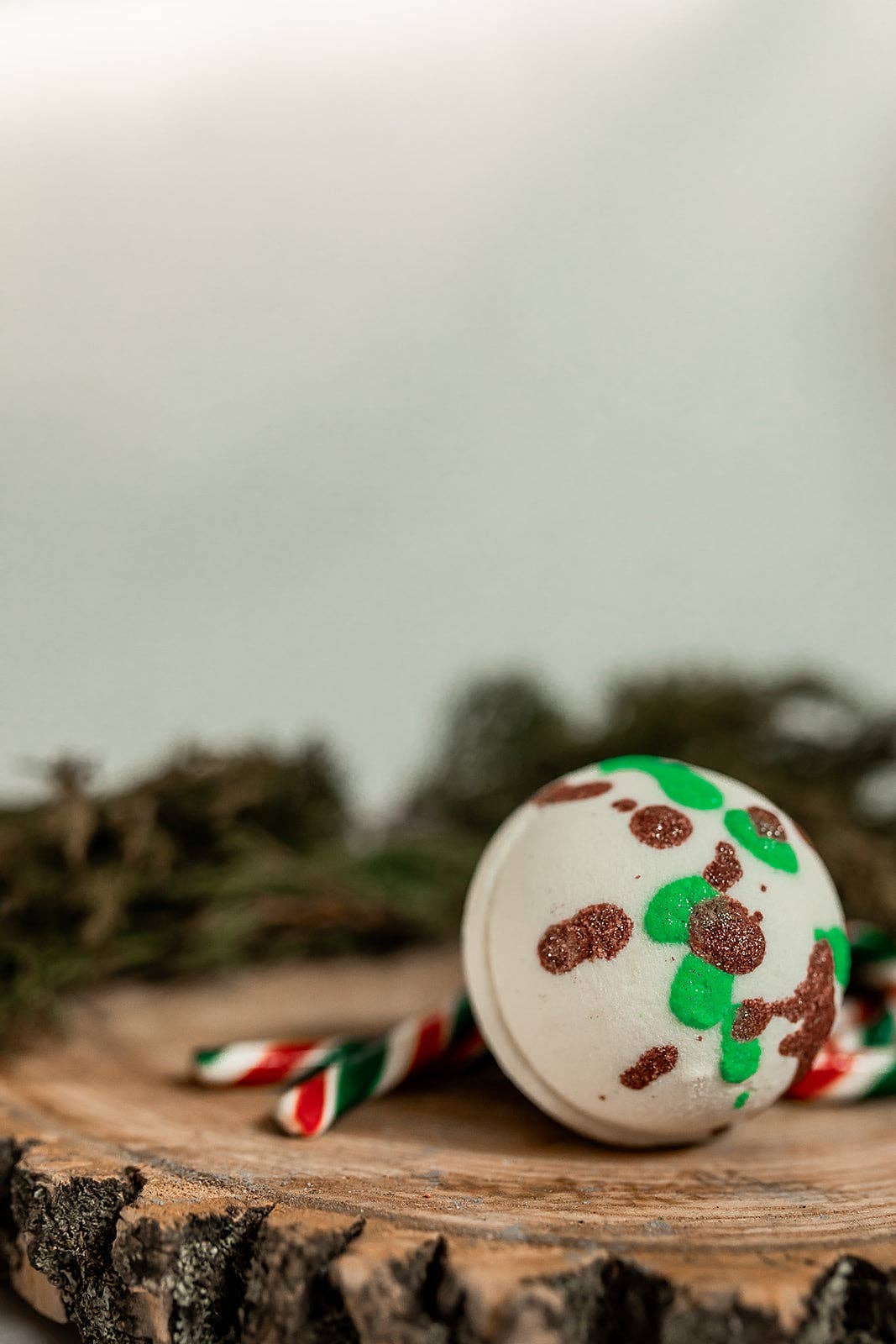 BelleRose Bath Company - Candy Cane Bath Bombs - Seasonal